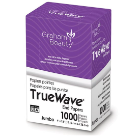 Graham True Wave Jumbo End Papers 4" x 2.5"