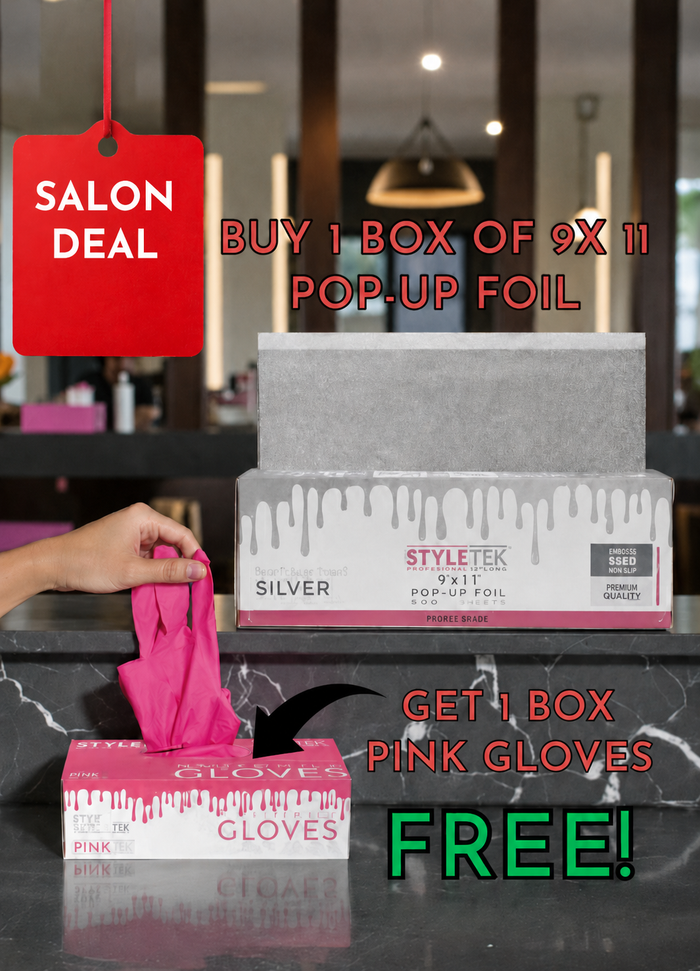 StyleTek 9x11 Pop-Up Foil + FREE StyleTek Pink Gloves