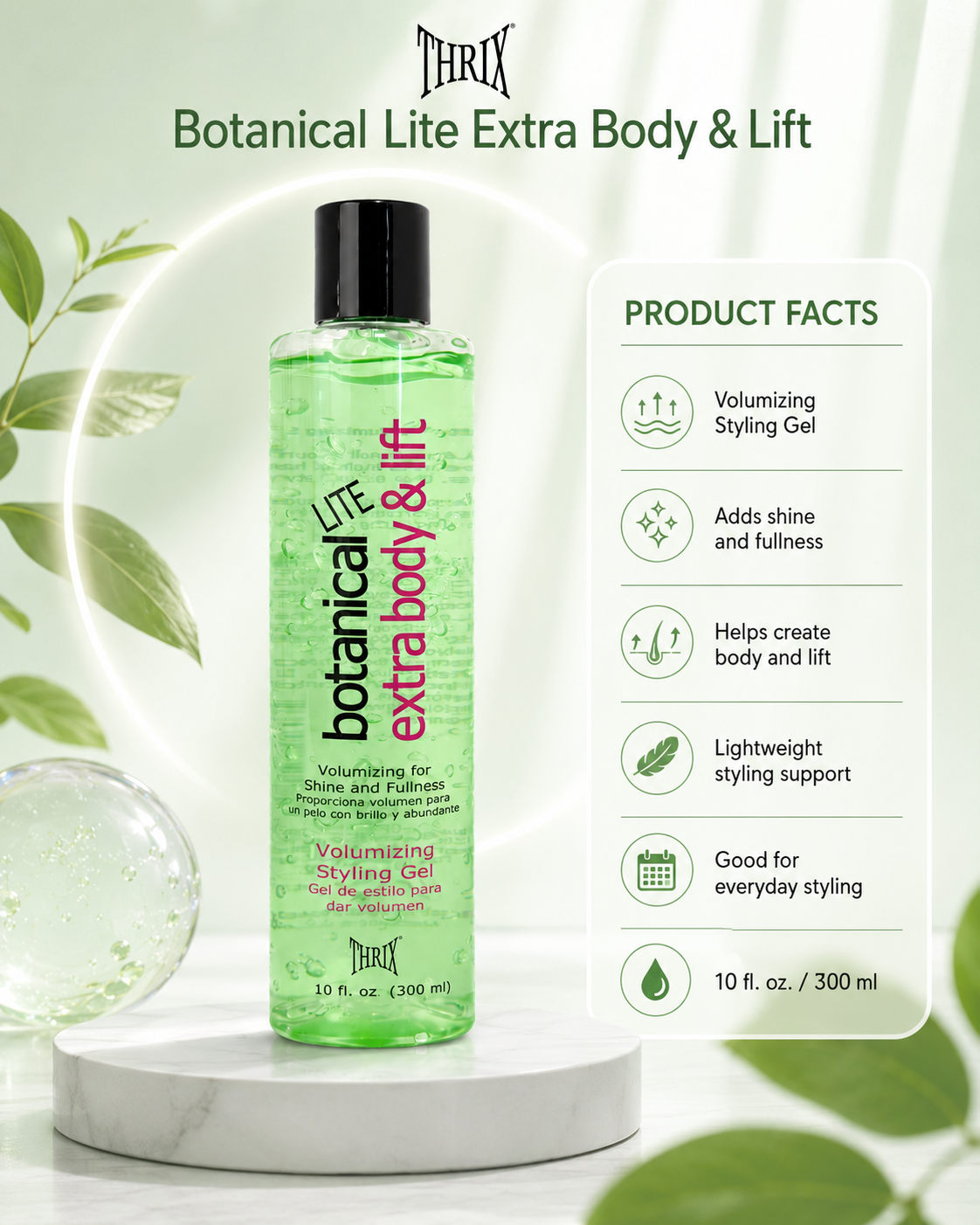 Thrix Botanical Volumizing Gel