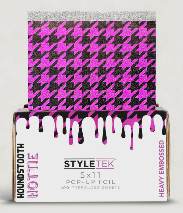 STYLETEK HoundsTooth Pop up Foil + A FREE WET Brush Pro Detangler Brush