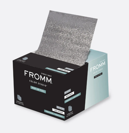 FROMM 5" X 11" Embossed Pop Up Foil Silver - 500 Sheets